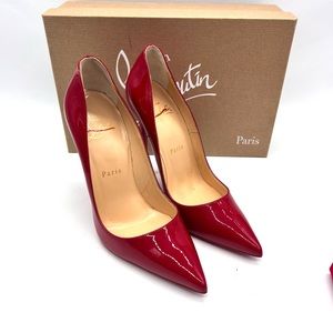 CHRISTIAN LOUBOUTIN Red Pigalle Follies 100mm Patent Leather Pumps